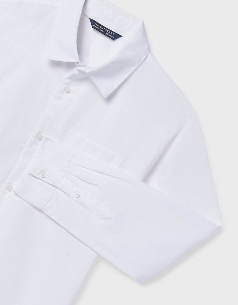 Mayoral L/S Buttondown Shirt White