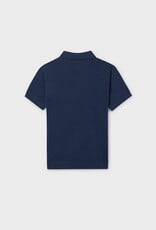 Mayoral Knit S/S Polo Atlantic