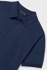 Mayoral Knit S/S Polo Atlantic