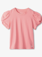 Hatley Kids apricot blush twisted sleeve tee