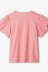 Hatley Kids apricot blush twisted sleeve tee