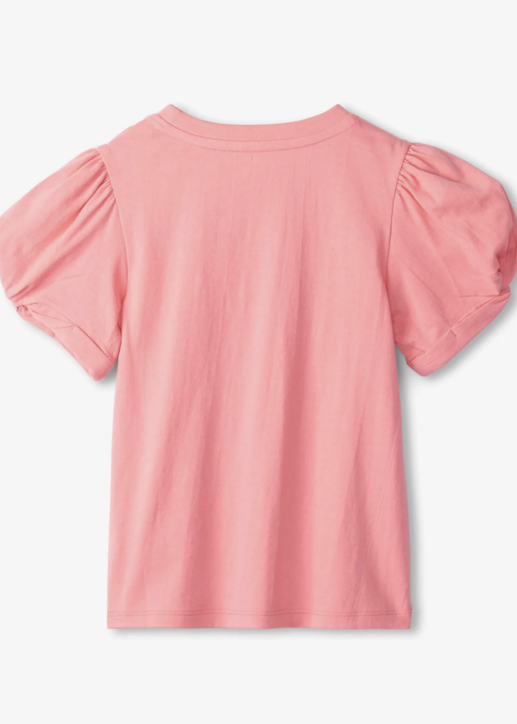 Hatley Kids apricot blush twisted sleeve tee