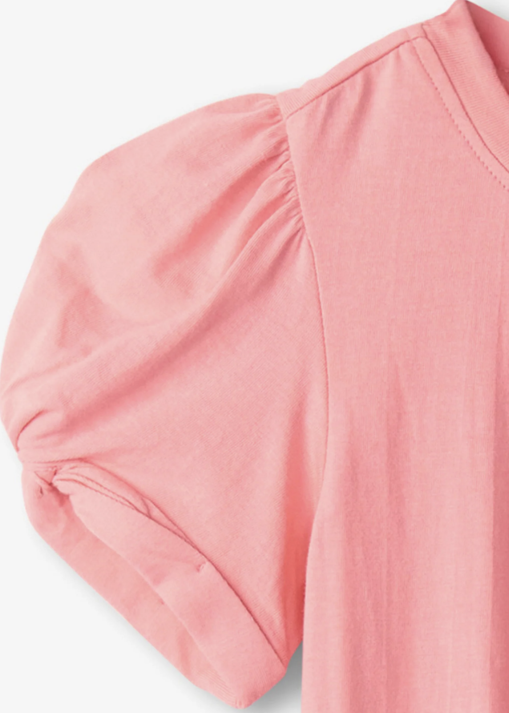 Hatley Kids apricot blush twisted sleeve tee