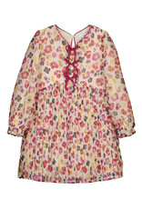 Mayoral Cherry Pleated Printed Dress