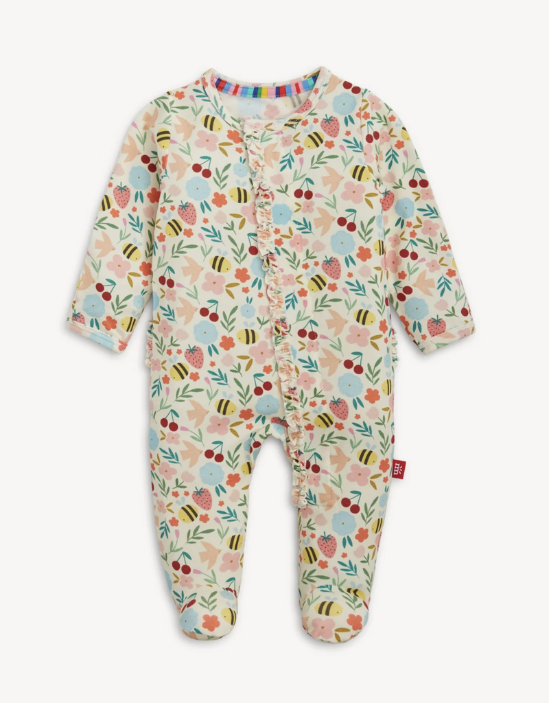 Magnetic Me HONEY BLOSSOM MODAL MAGNETIC FOOTIE W RUFFLE