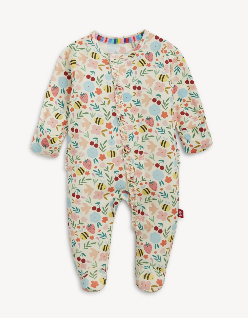 Magnetic Me HONEY BLOSSOM MODAL MAGNETIC FOOTIE W RUFFLE