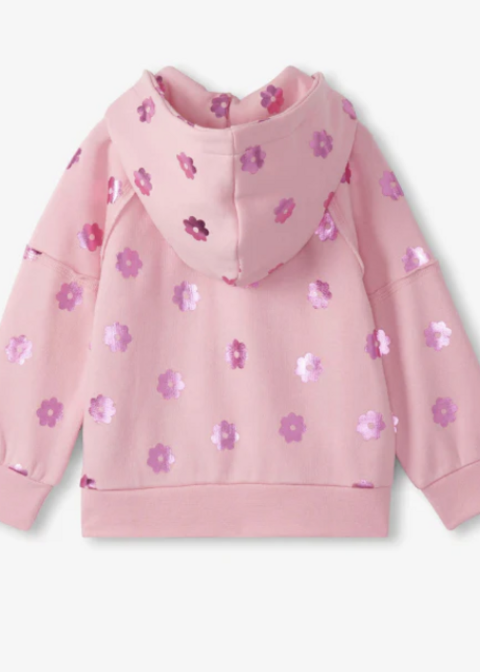 Hatley Kids blossom raw edge hoodie