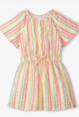Hatley Kids neon summer stripes woven play dress