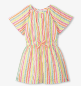 Hatley Kids neon summer stripes woven play dress
