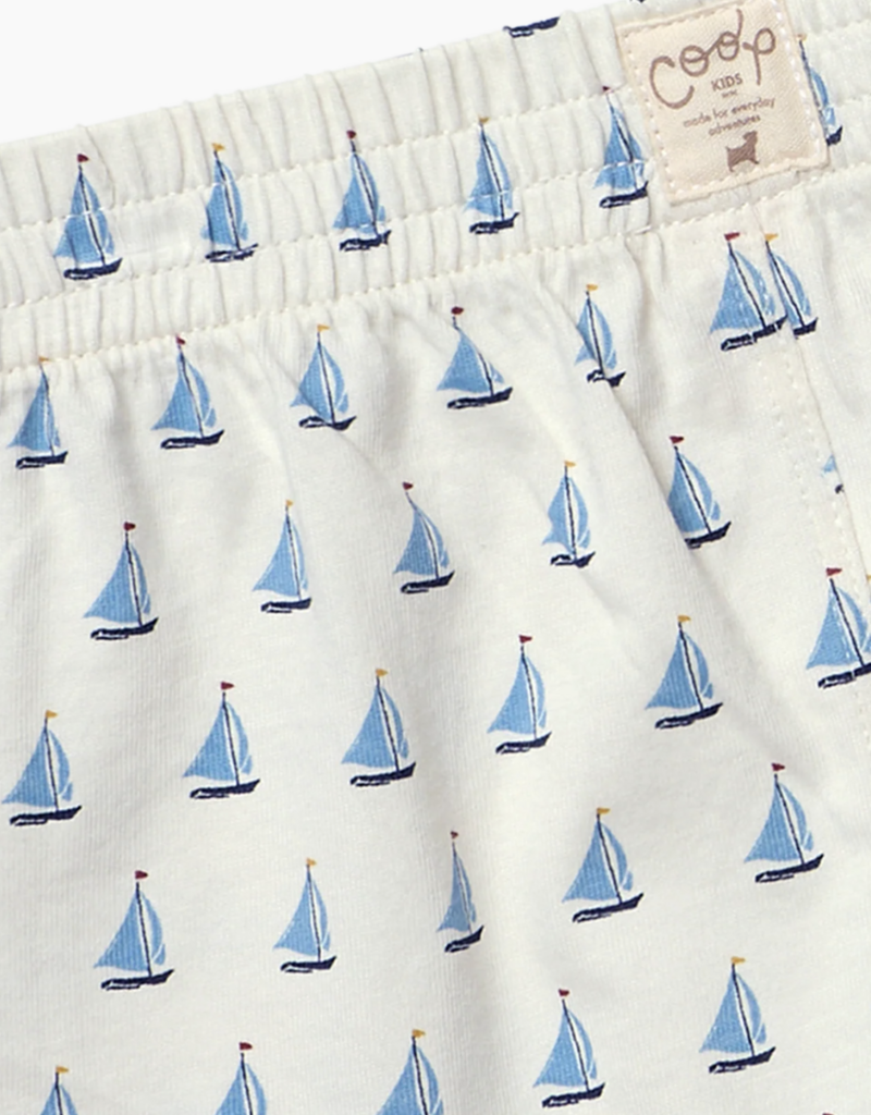 Pink Chicken Sandbox Short Sailboats