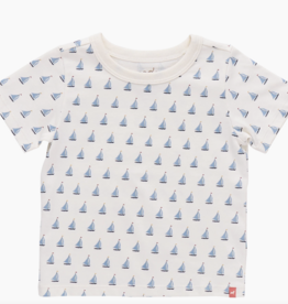 Pink Chicken Sailboats Adventure T-Shirt