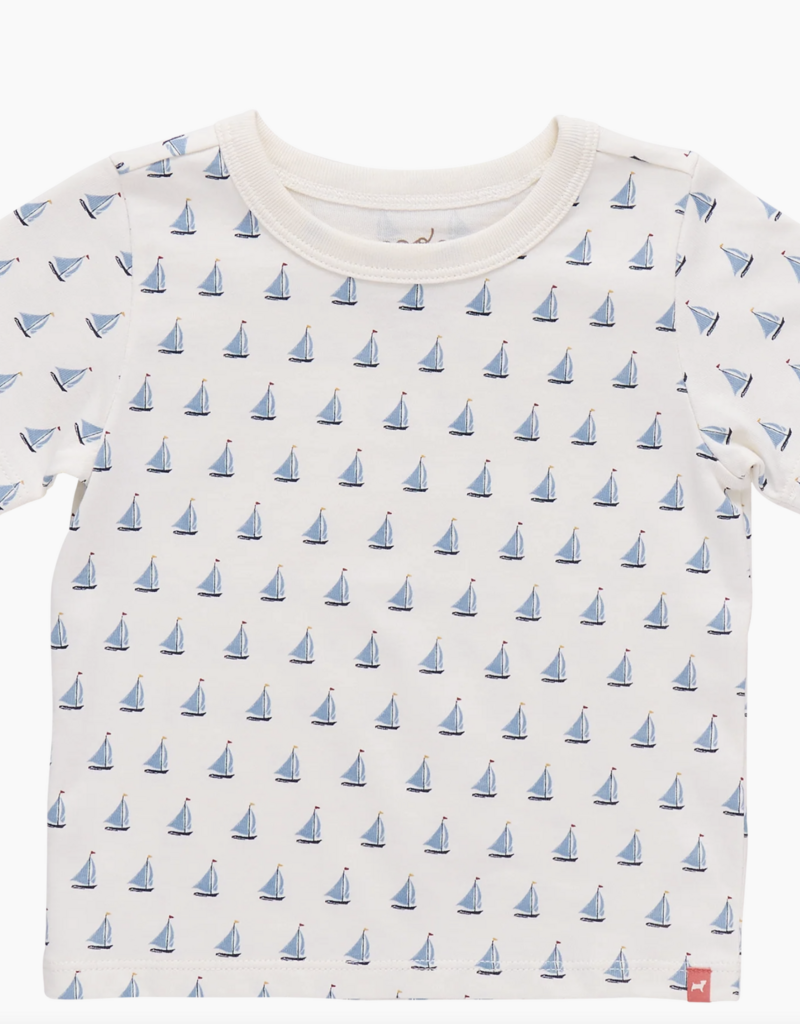 Pink Chicken Adventure T-Shirt Sailboats