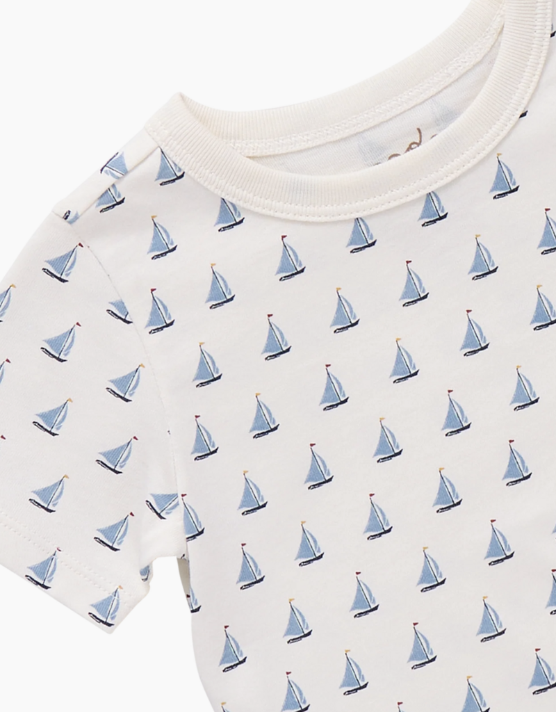 Pink Chicken Adventure T-Shirt Sailboats