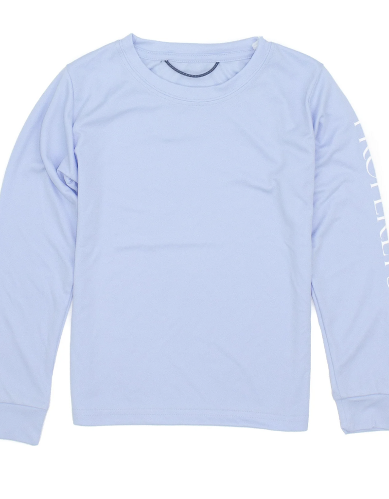 Properly Tied Tidal Rashguard Light Blue