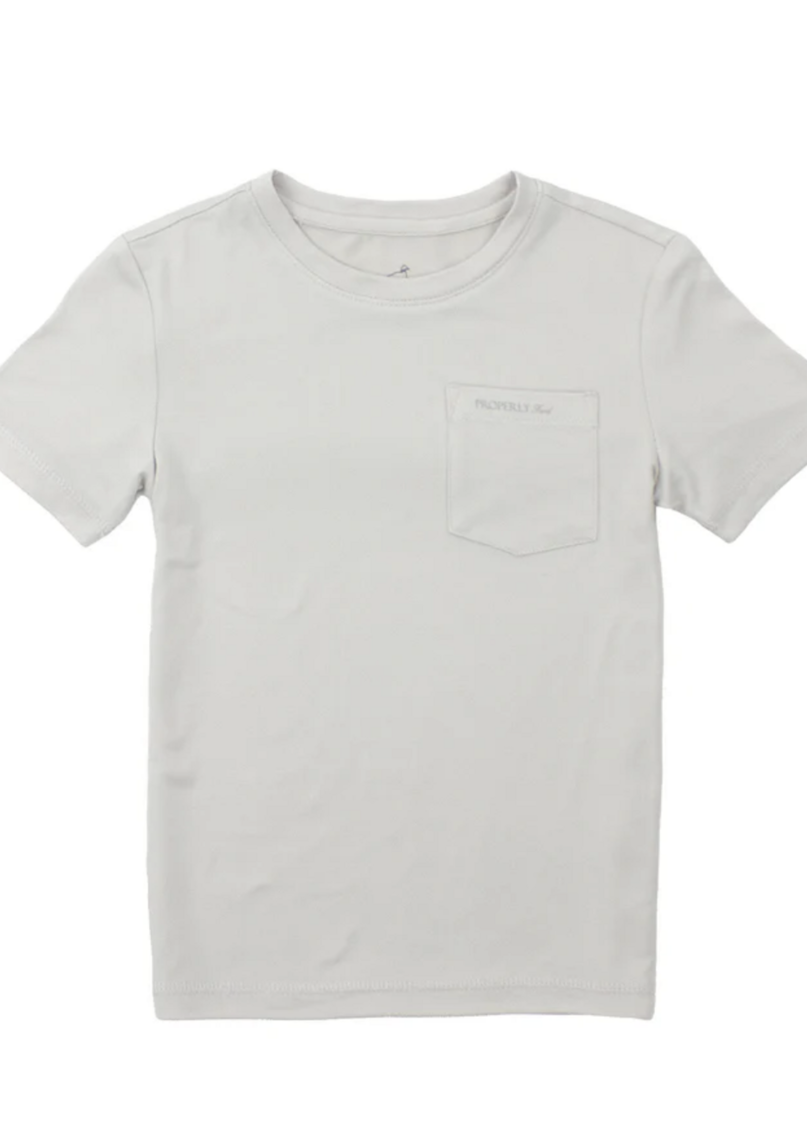 Properly Tied Ravine Pocket Tee S/S Glacier