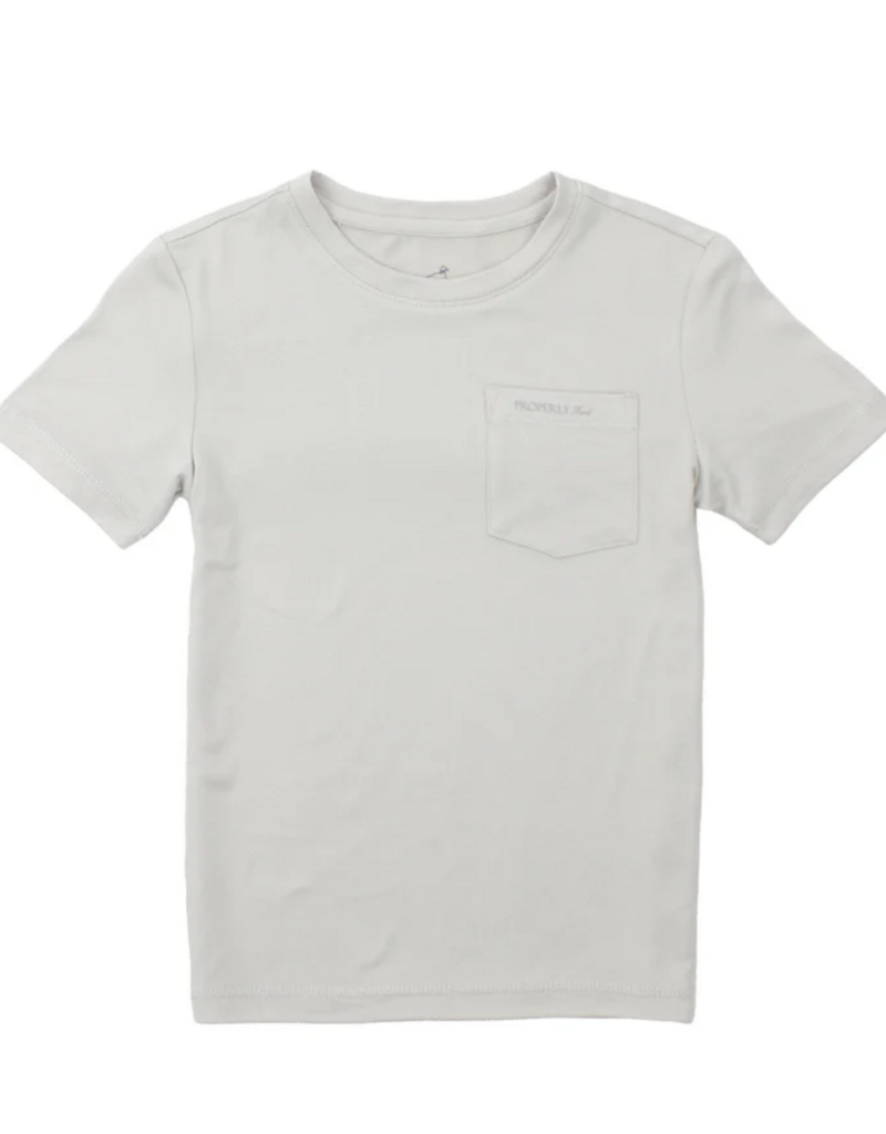 Properly Tied Ravine Pocket Tee S/S Glacier