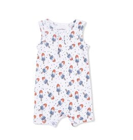 Angel Dear Astro Pop Henley Shortie Romper