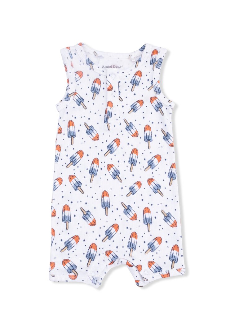 Angel Dear Astro Pop Henley Shortie Romper