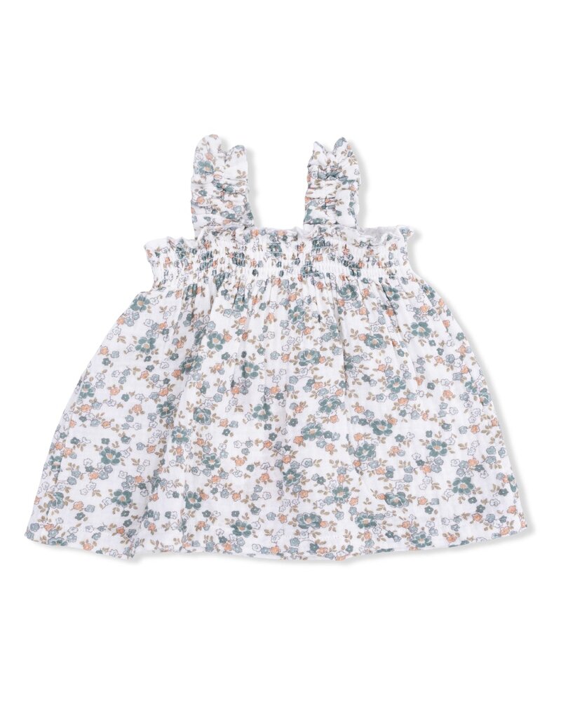 Angel Dear Camille Floral Ruffly Strap Top w/Bloomer