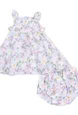 Angel Dear Magnolias Paperbag Ruffle Sundress w/Bloomer