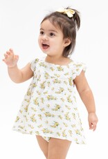 Angel Dear Sunshine Roses Pinafore w/High Waisted Bloomer