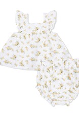 Angel Dear Sunshine Roses Pinafore w/High Waisted Bloomer