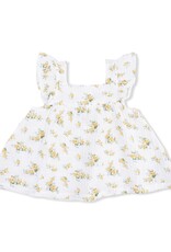 Angel Dear Sunshine Roses Pinafore w/High Waisted Bloomer