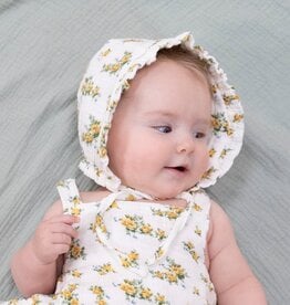 Angel Dear Sunshine Roses Ruffle Bonnet