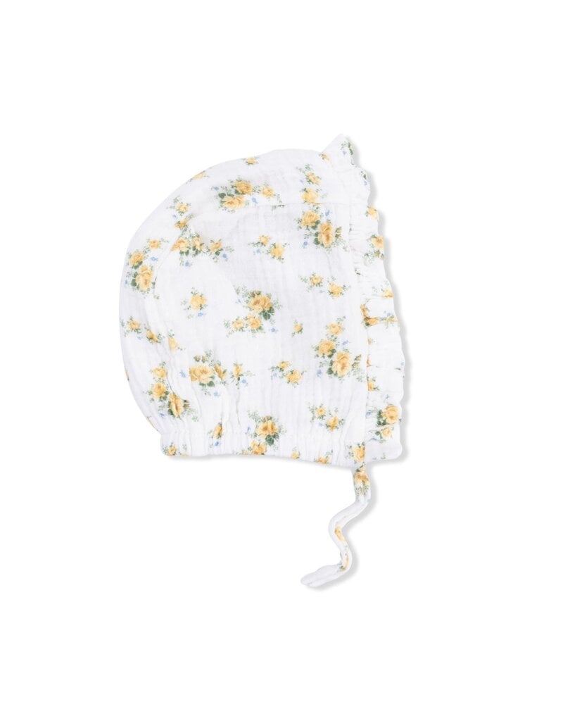 Angel Dear Sunshine Roses Ruffle Bonnet