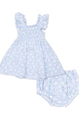 Angel Dear Western Daisies Smocked Sundress w/Bloomer