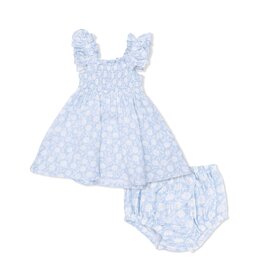Angel Dear SALE Western Daisies Smocked Sundress w/Bloomer
