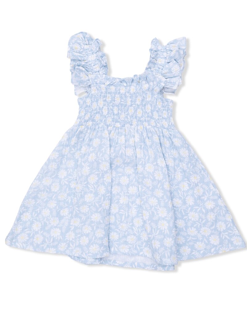 Angel Dear Western Daisies Smocked Sundress w/Bloomer