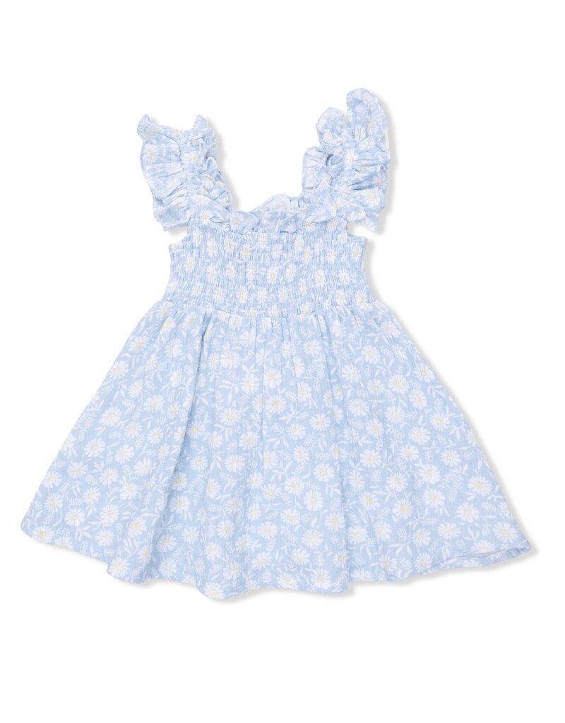 Angel Dear Western Daisies Smocked Sundress w/Bloomer