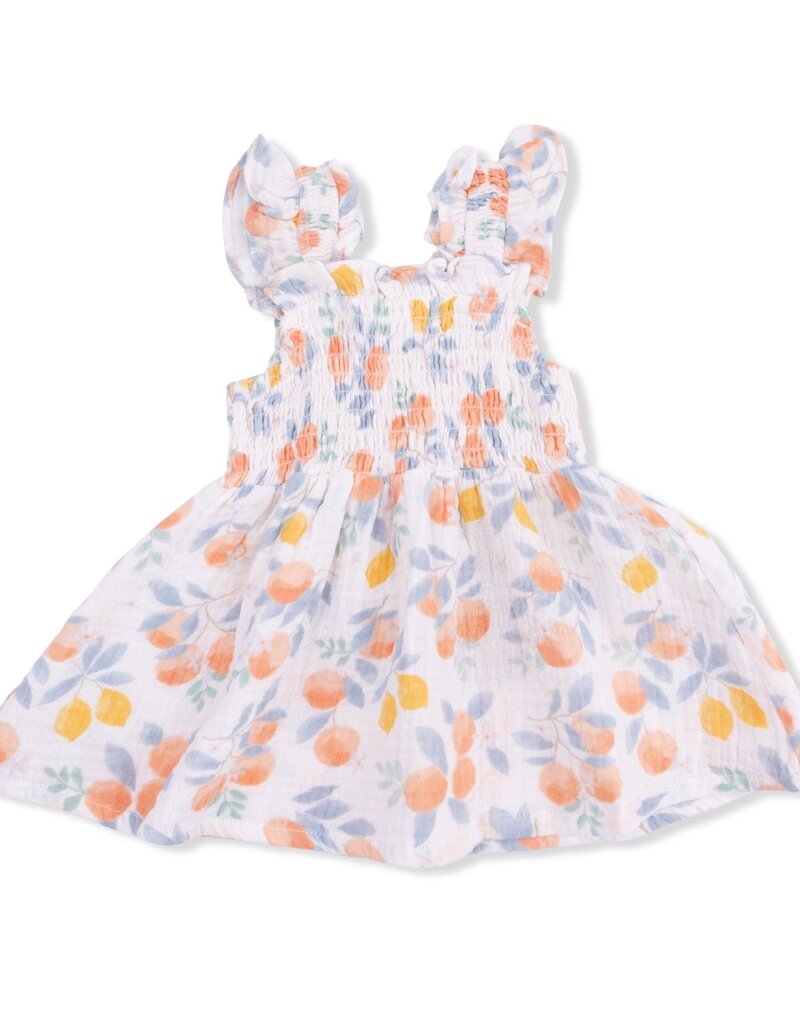 Angel Dear Citrus Floral Baby Doll Tunic Bloomer Set