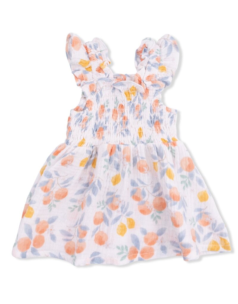 Angel Dear Citrus Floral Baby Doll Tunic Bloomer Set