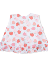 Angel Dear Strawberry Bliss Ruffle Back Top w/Bloomer