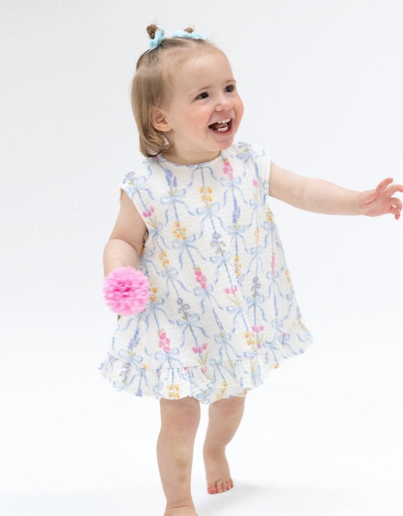 Angel Dear Ribbon Bouquets Ruffle Back Top w/Bloomer