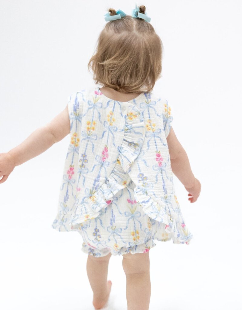 Angel Dear Ribbon Bouquets Ruffle Back Top w/Bloomer