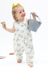 Angel Dear Palm Trees and Rainbows Tie Back Romper