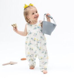 Angel Dear Palm Trees and Rainbows Tie Back Romper