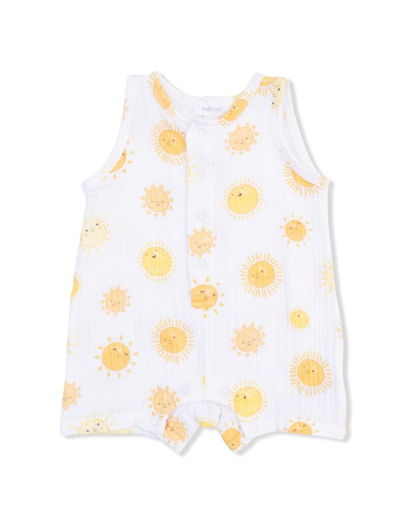 Angel Dear Happy Suns Sleeveless Shortie Romper