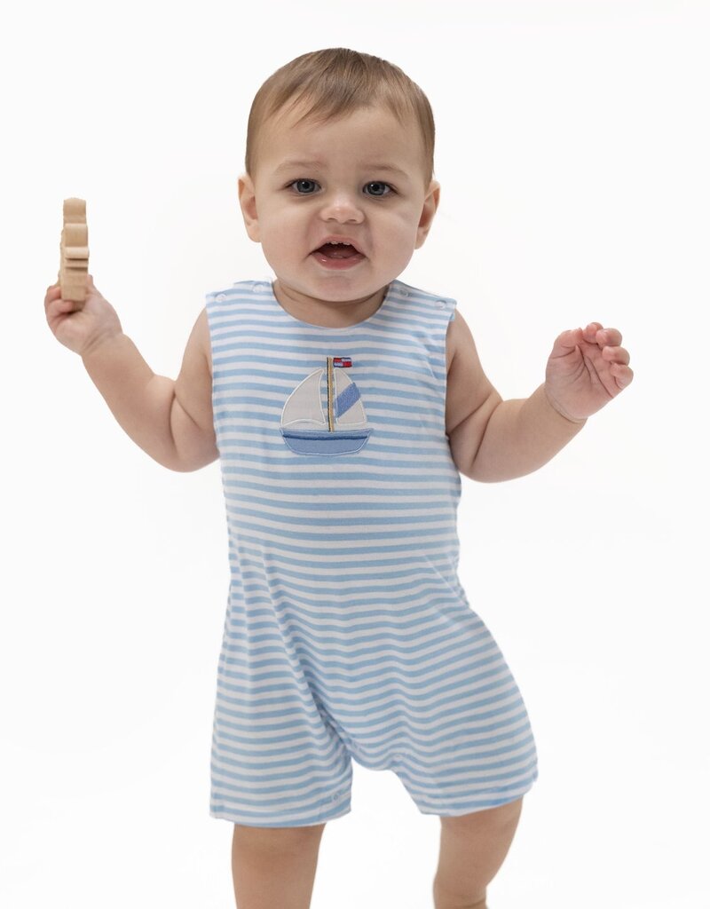 Angel Dear Bubbly Sailboat Stripe Sleeveless Jon Jon
