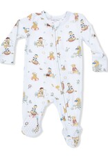 Angel Dear Lake Buddy Dogs 2 Way Zipper Footie