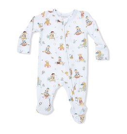 Angel Dear Lake Buddy Dogs 2 Way Zipper Footie