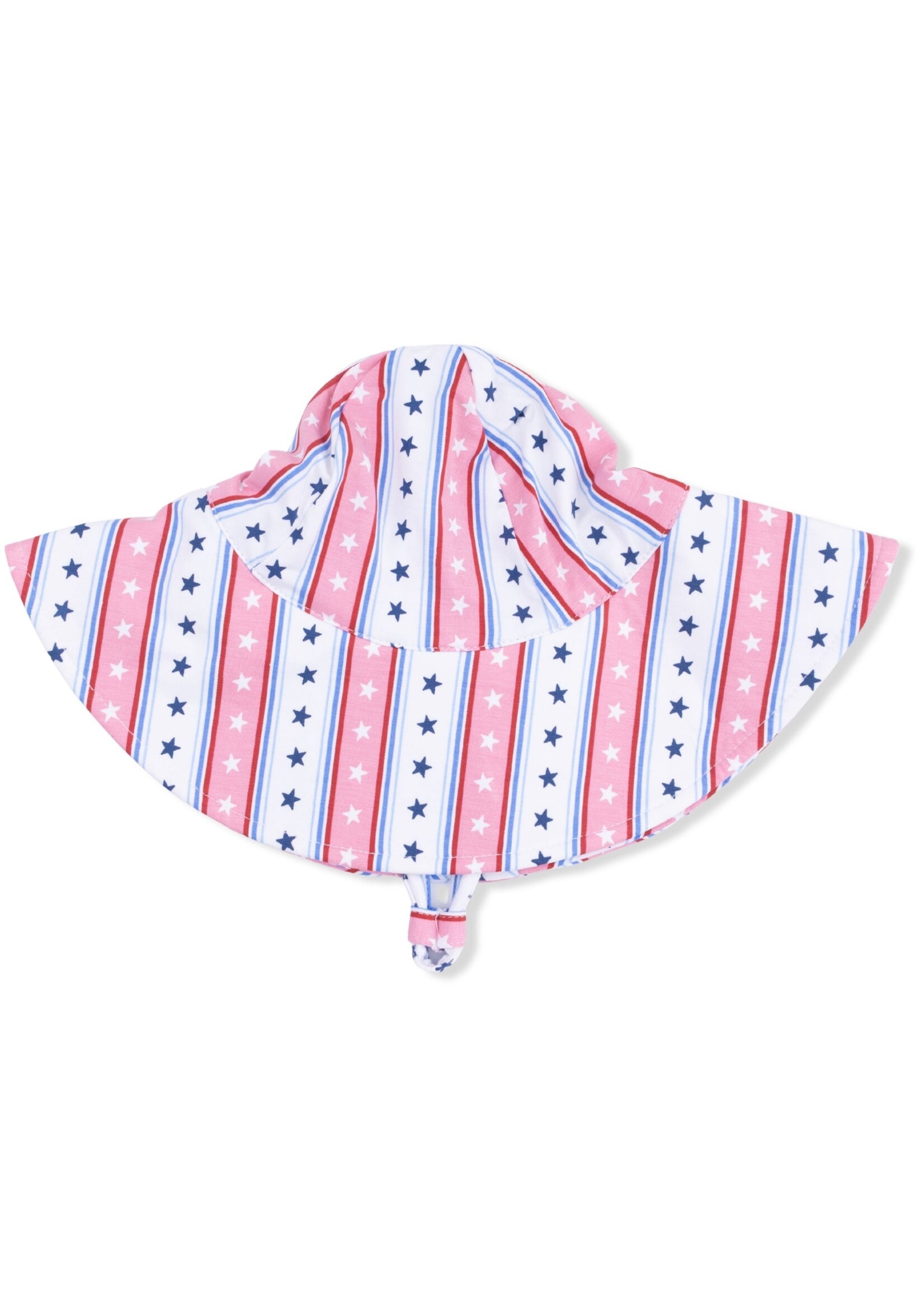 Angel Dear Stars and Stripes Wide Brim Sun Hat