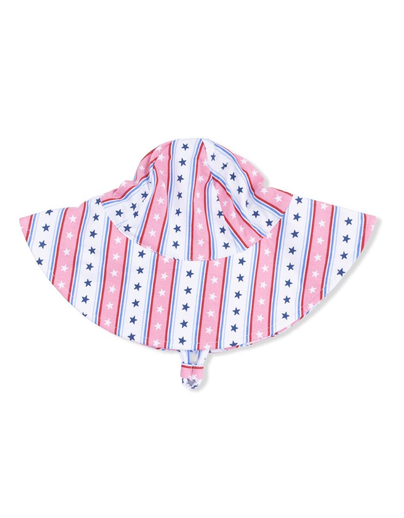 Angel Dear Stars and Stripes Wide Brim Sun Hat