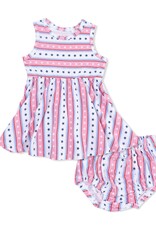 Angel Dear Stars and Stripes Tank Dress w/Bloomer