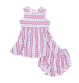 Angel Dear Stars and Stripes Tank Dress w/Bloomer