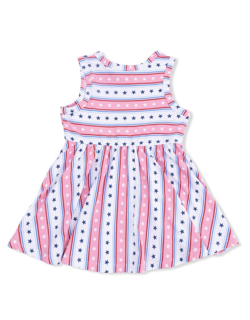 Angel Dear Stars and Stripes Tank Dress w/Bloomer