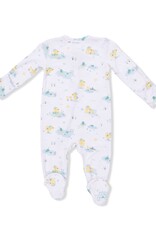 Angel Dear Frog and Duck Pond 2 Way Zipper Footie